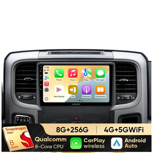 Ainavi Dodge RAM Car Radio Wireless CarPlay 2013–2018 - Upgrade Your Driving Experience