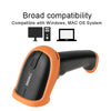 Wireless Barcode Scanner 2.4G – 30m Range for POS & Inventory - TeleWorld Online