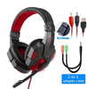 LED Wired Headphones with Mic – Active Noise Cancellation