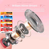 LED Wired Headphones with Mic – Active Noise Cancellation