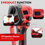 ONEVAN 8" Cordless Brushless Chainsaw - 21V/18V Battery Compatible Cordless Brushless Chainsaw - TeleWorld
