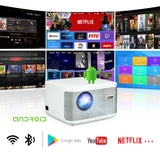 WZATCO A20 Full HD Projector – 6000 Lumens, 4D Keystone, 200” Screen - TeleWorld Online