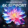 4K Google TV Projector – Auto Focus, 5G WiFi, Bluetooth - TeleWorld Online