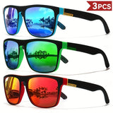 Vintage Square Polarized Sunglasses | Unisex UV400 Shades - TeleWorld Online