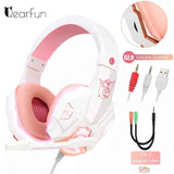 LED Wired Headphones with Mic – Active Noise Cancellation