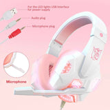 LED Wired Headphones with Mic – Active Noise Cancellation