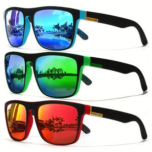 Vintage Square Polarized Sunglasses | Unisex UV400 Shades - TeleWorld Online