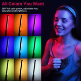 Ulanzi VL119 RGB Light Wand – Adjustable Video Lighting