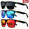 Vintage Square Polarized Sunglasses | Unisex UV400 Shades - TeleWorld Online