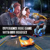 LED Wired Headphones with Mic – Active Noise Cancellation