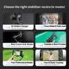 VIKEFON 3-Axis Gimbal with Light & Tracking for Phones - TeleWorld Online