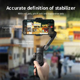 VIKEFON 3-Axis Gimbal with Light & Tracking for Phones - TeleWorld Online