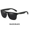 Vintage Square Polarized Sunglasses | Unisex UV400 Shades - TeleWorld Online