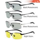 Men's Photochromic Polarized Sunglasses | UV400 Eyewear - TeleWorld Online