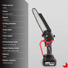 ONEVAN 8" Cordless Brushless Chainsaw - 21V/18V Battery Compatible Cordless Brushless Chainsaw - TeleWorld