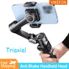 VIKEFON 3-Axis Gimbal with Light & Tracking for Phones - TeleWorld Online