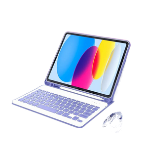 Keyboard Case for iPad 10th Gen 10.9" (2022) with Detachable Keyboard - iPad 10th Gen Keyboard Case
